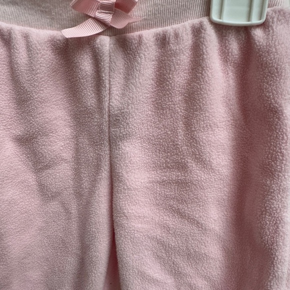 Simple Joys by Carter’s 6-9M Girls Pink Fleece Sweatpants - Picture 2 of 4